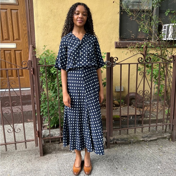 Chickees Dresses & Skirts - Chickees Vintage Ralph Lauren Silk Dress